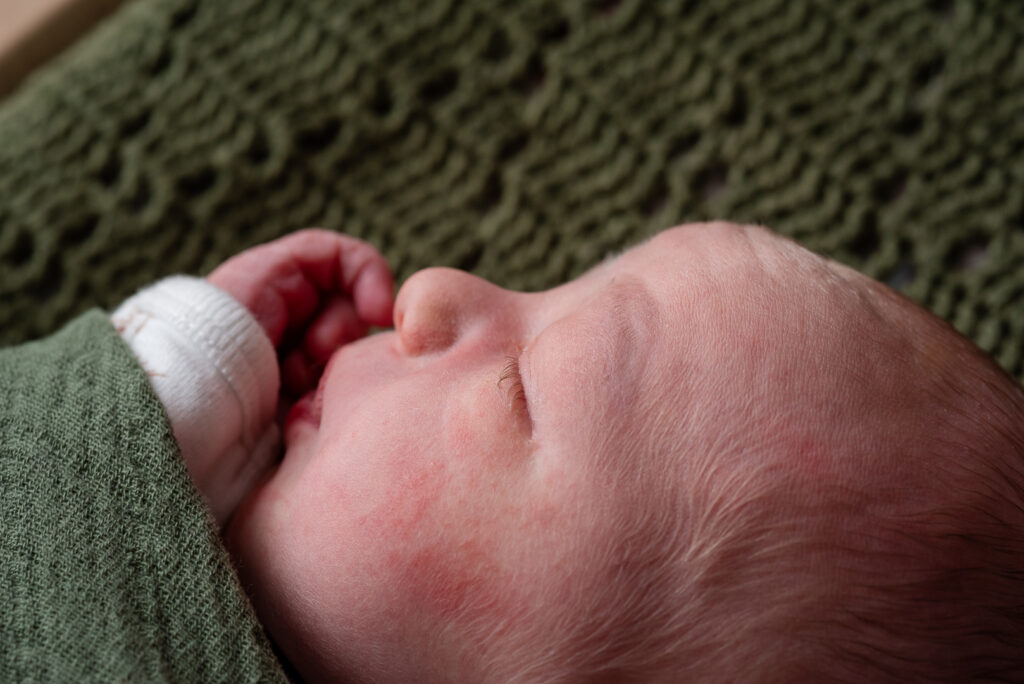 Hudson Wisconsin Modern Hospital Newborn Photographer