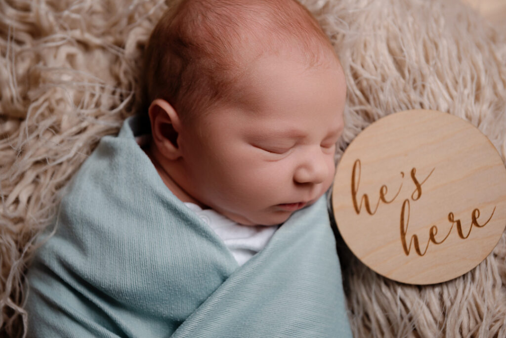 Newborn baby boy
