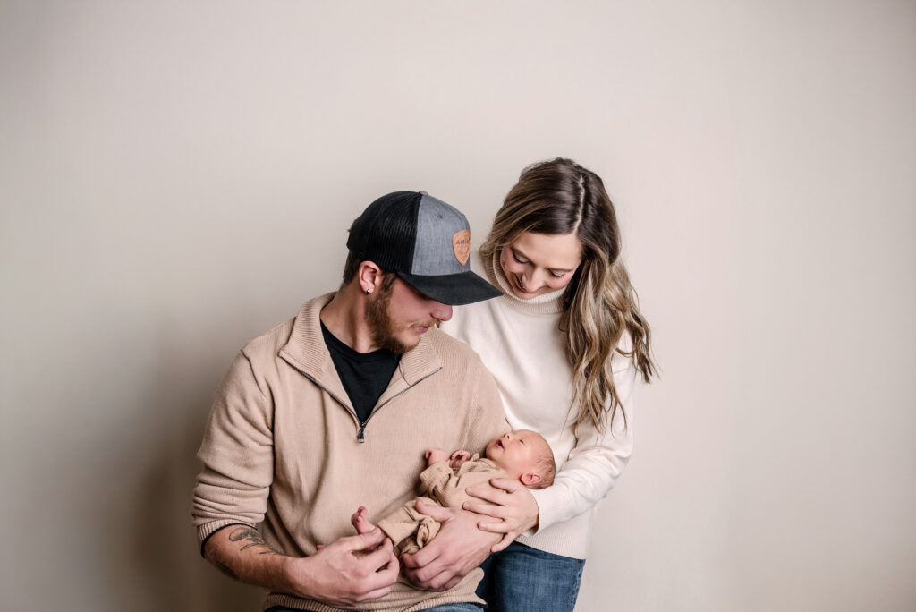Professional newborn and baby milestone photographer serving New Richmond, WI families