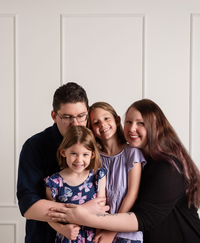 family photo studio session