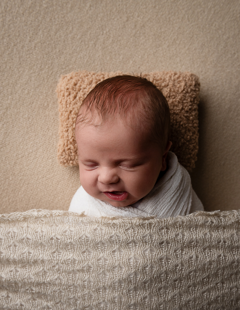 New Richmond Newborn during a studio photography session